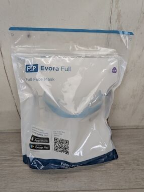 F&P FISHER&PAYKEL EVORA-FULL, FULL FACE MASK SIZE S-M EVF1MA BRAND-NEW SEALED